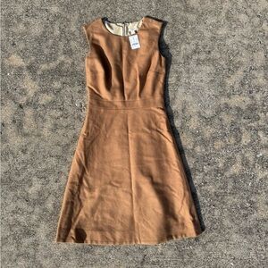J. Crew Tan Midi Dress